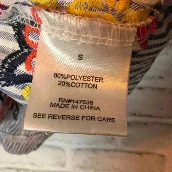 Anthropologie  Romeo & Juliet‎ Couture Embroidered Off Shoulder Dress Sz. Small - Picture 6 of 11